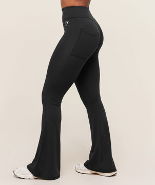 SUPERSET BACK POCKET FLARED LEGGINGS