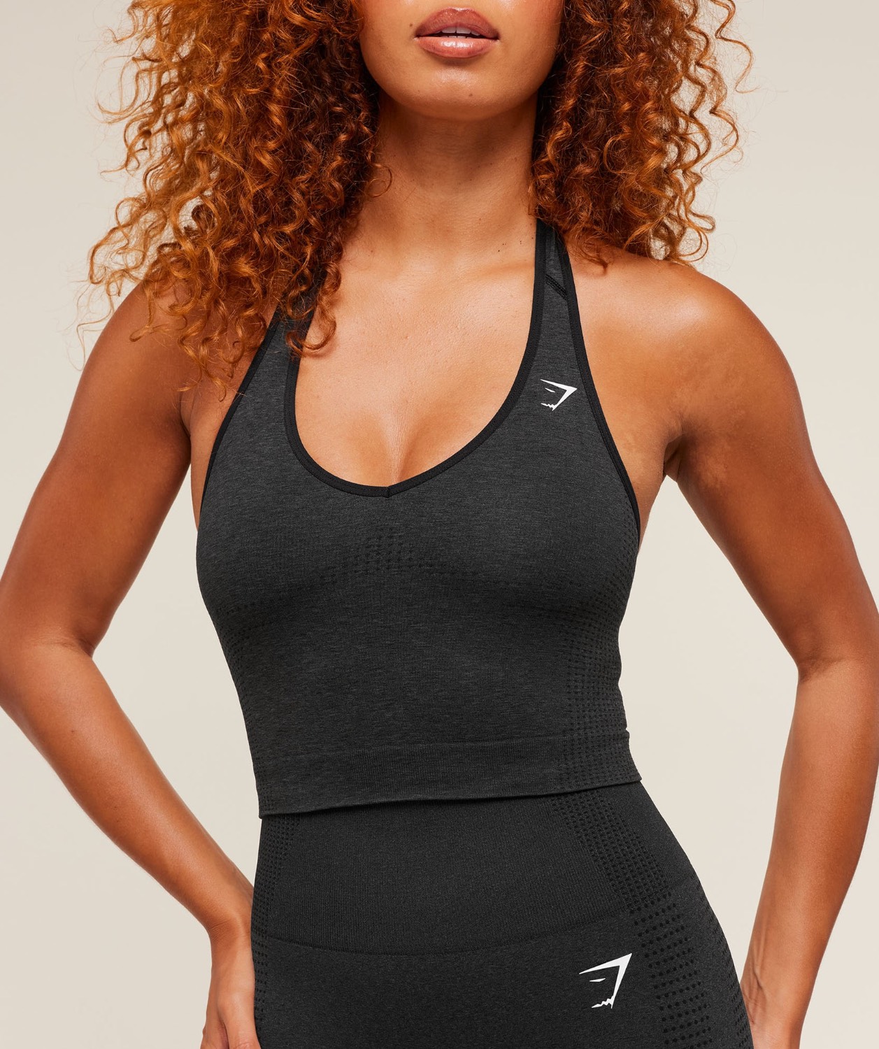 VITAL HALTER NECK TANK WITH SHELF