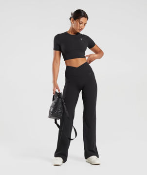 CROSSOVER TALL FLARED LEGGINGS