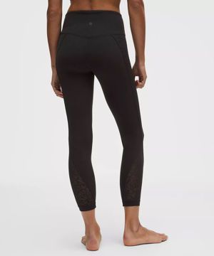 Paisley Lace Overlay Tight 25"