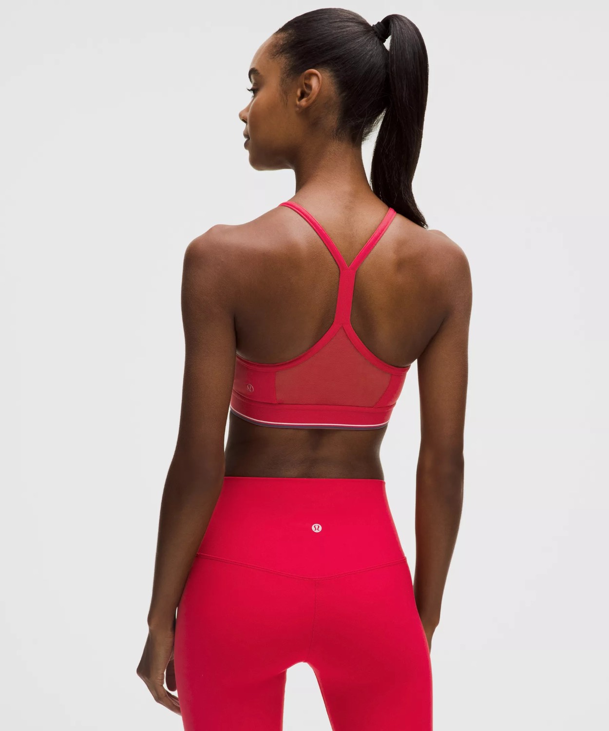 Flow Y Mid-Support Bra Logo *B/C Cup