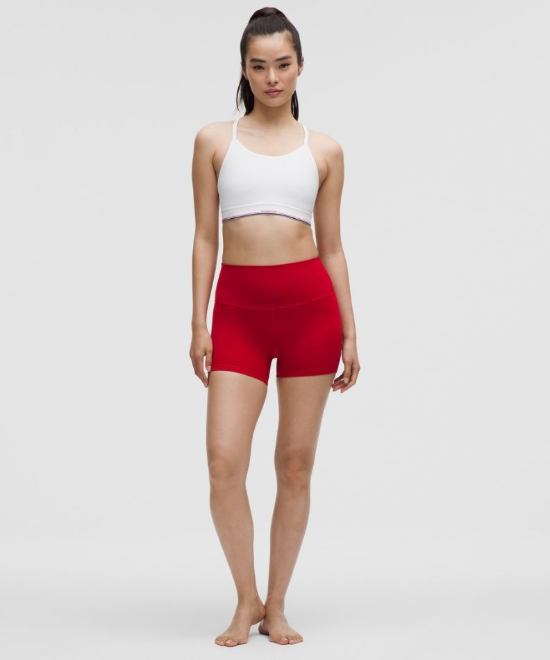 Flow Y Mid-Support Bra Logo *B/C Cup