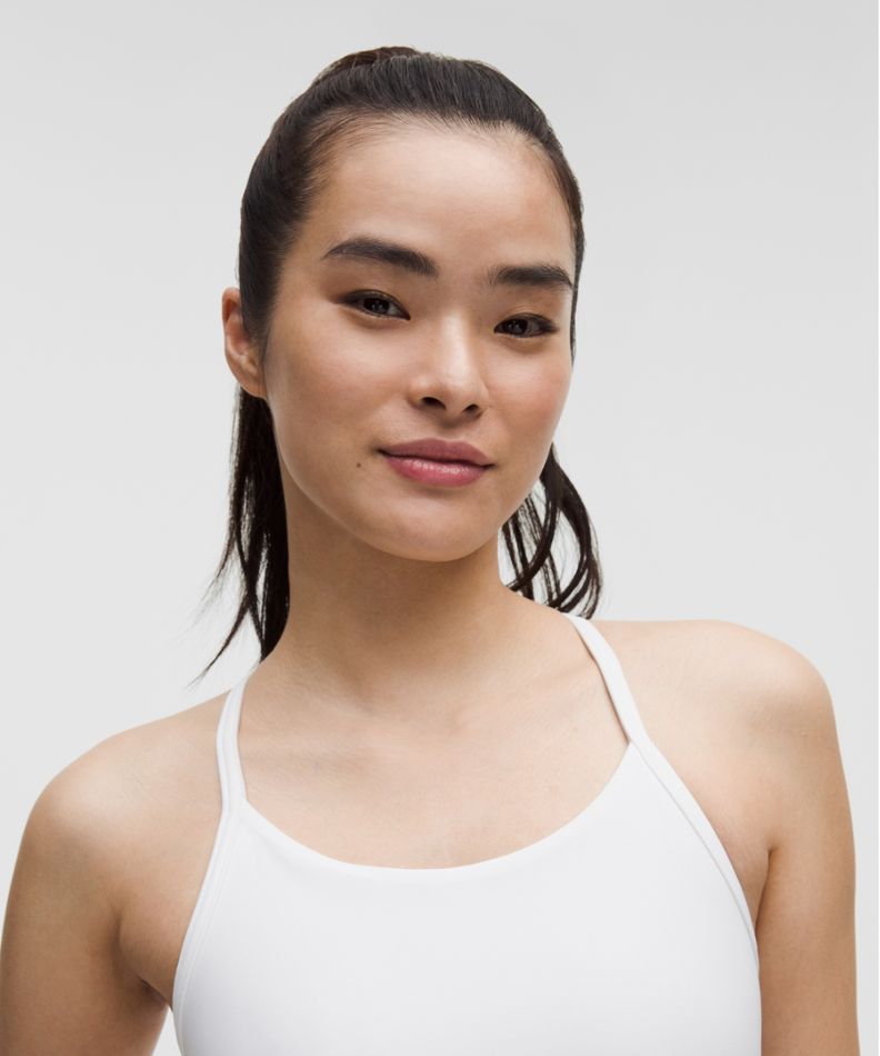 Flow Y Mid-Support Bra Logo *B/C Cup