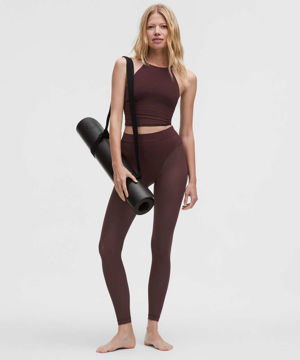 Nulu High-Neck Mesh-Hem Tank Top Light Support, B/C Cup