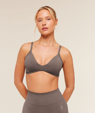 SOFT SCULPT V-NECK SPORTS BRA