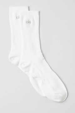 alo Unisex Half-Crew Understated Sock