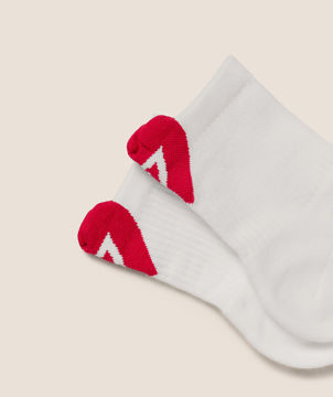 HEART GRAPHIC MIDI SOCKS 3PK