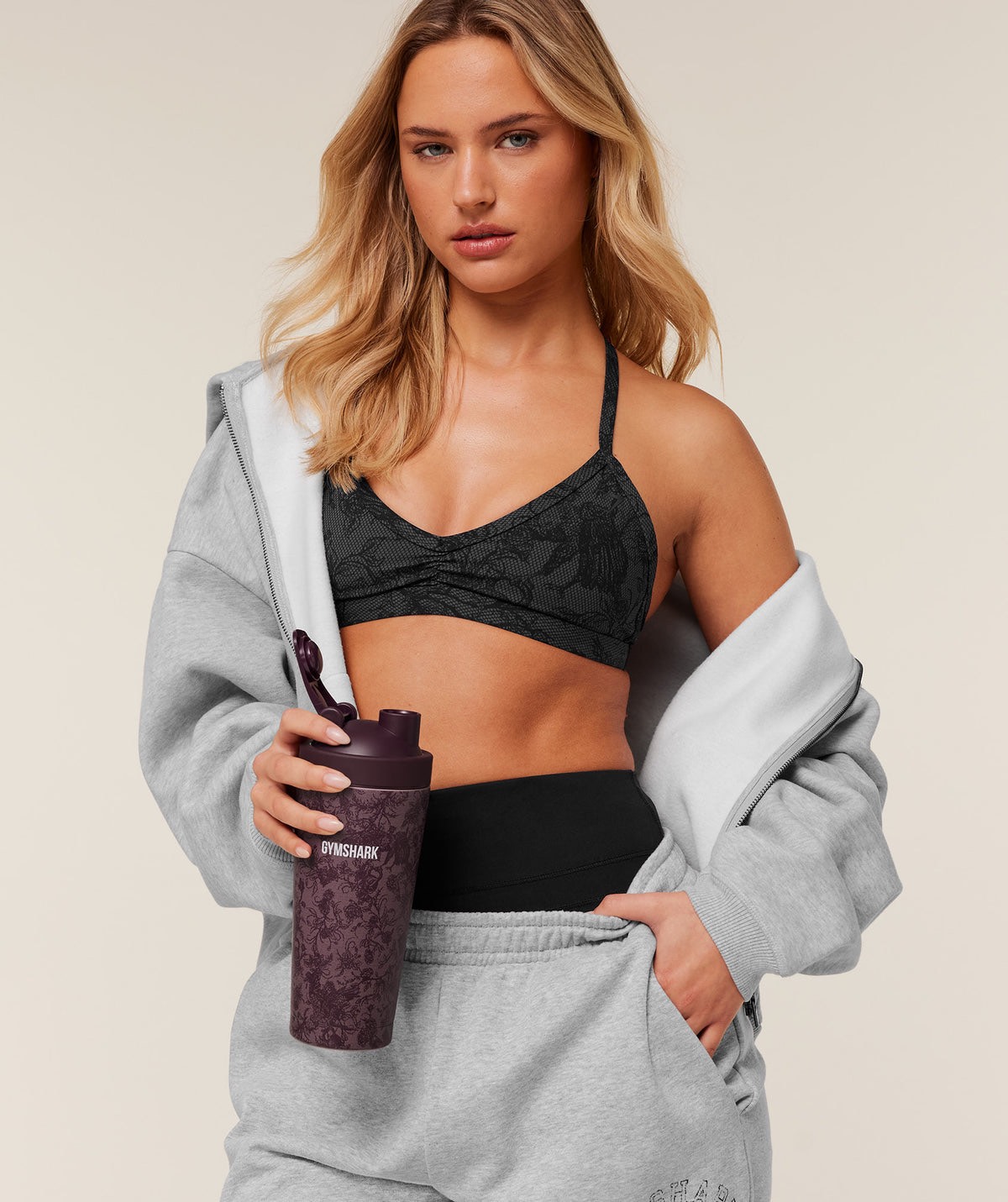 LACE GRAPHIC METAL SHAKER