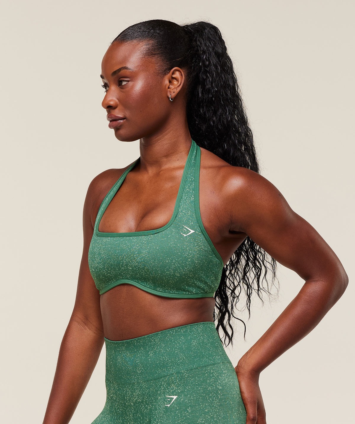 ADAPT FLECK HALTERNECK SPORTS BRA