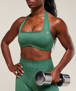 ADAPT FLECK HALTERNECK SPORTS BRA