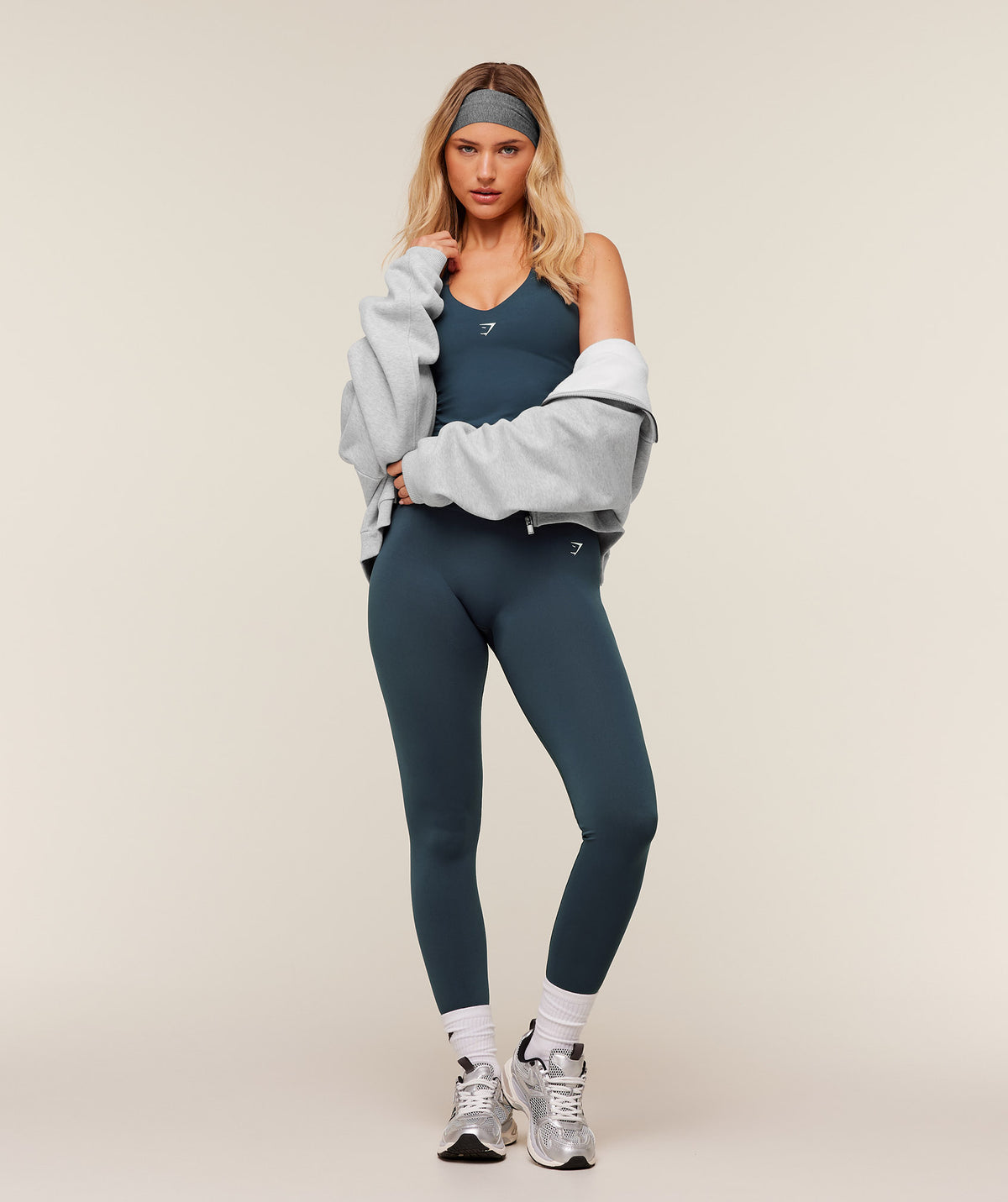HALTER NECK CAMI WITH SHELF