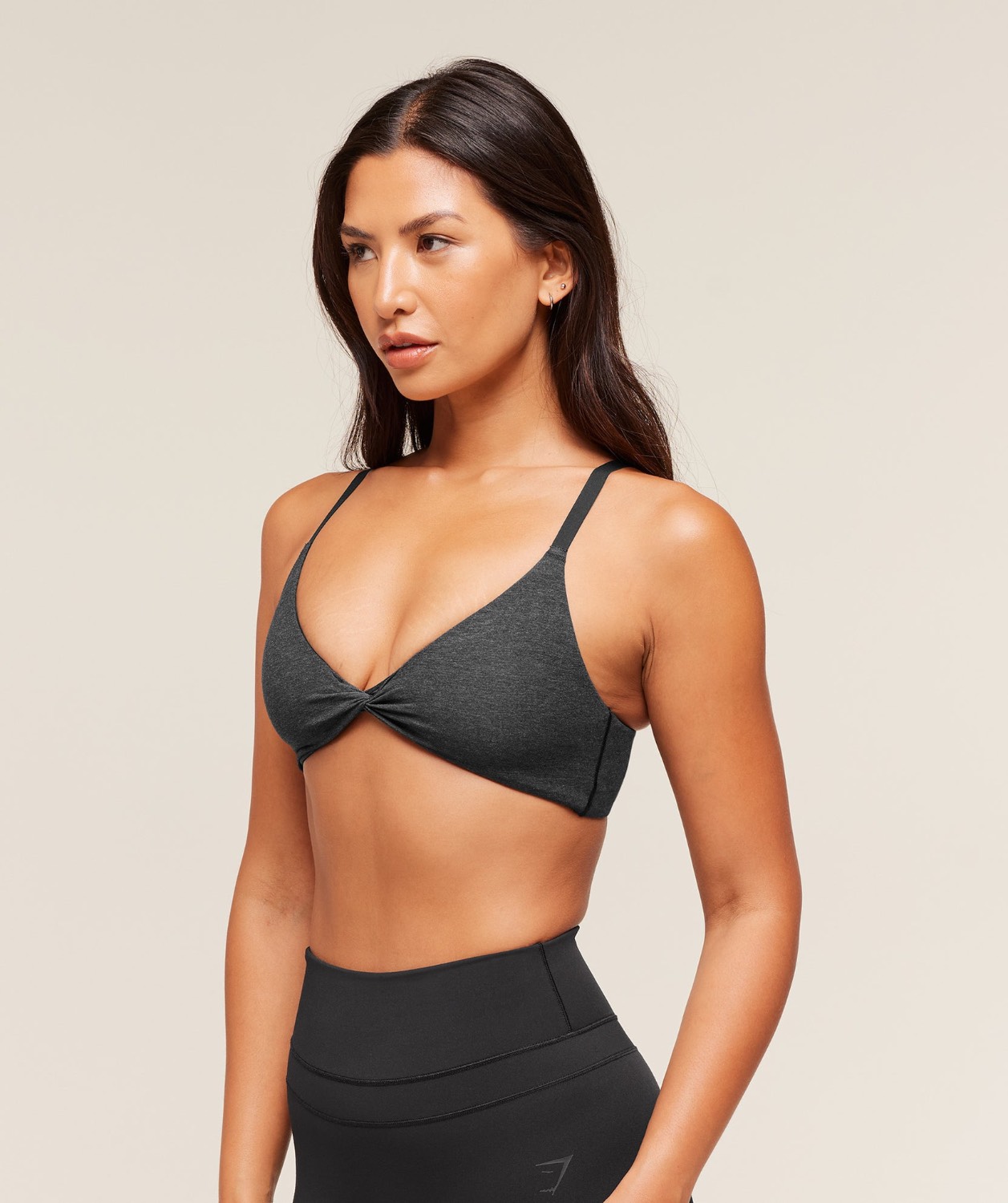 COTTON TWIST FRONT BRALETTE